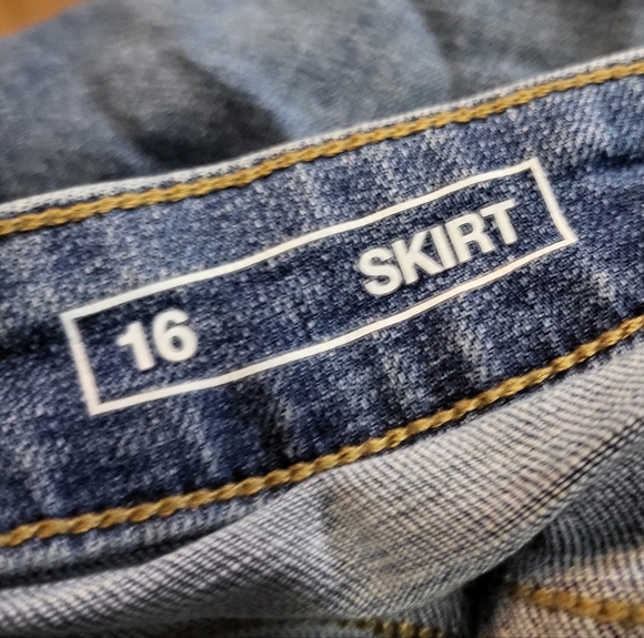 Sonoma - Blue Jean Mini Skirt - Size 16 - Picture 3 of 7